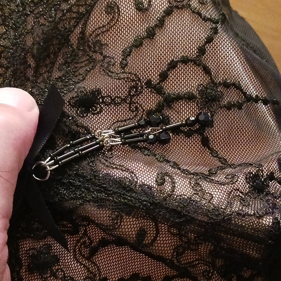 CACIQUE NYLON AND LACE BABYDOLL , 26/28, VALENTINE'S DAY - Picture 4 of 10